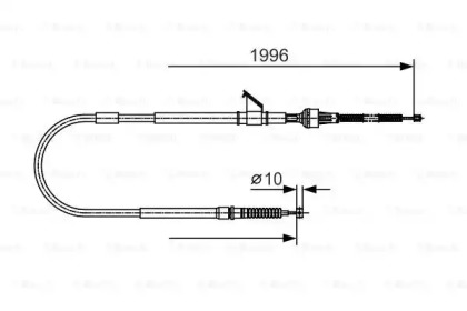 Трос BOSCH 1 987 482 068