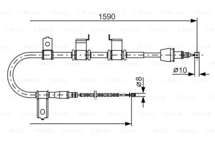 Трос BOSCH 1 987 482 072