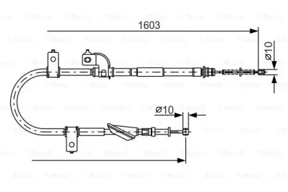 Трос BOSCH 1 987 482 080