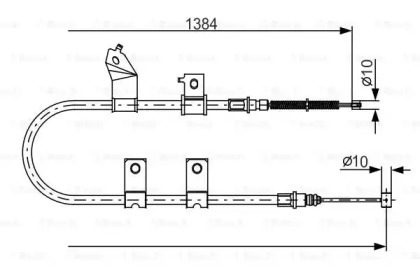 Трос BOSCH 1 987 482 082