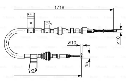 Трос BOSCH 1 987 482 086