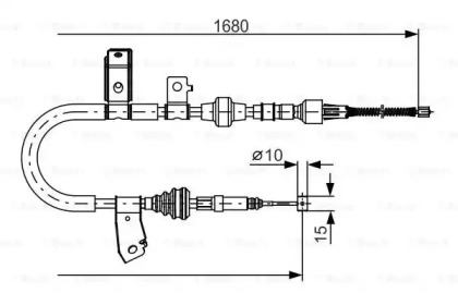 Трос BOSCH 1 987 482 087