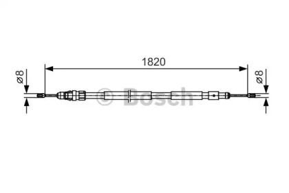 Трос BOSCH 1 987 482 116