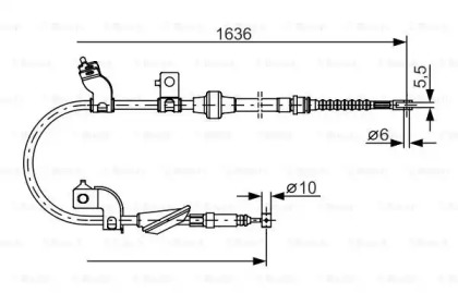 Трос BOSCH 1 987 482 120