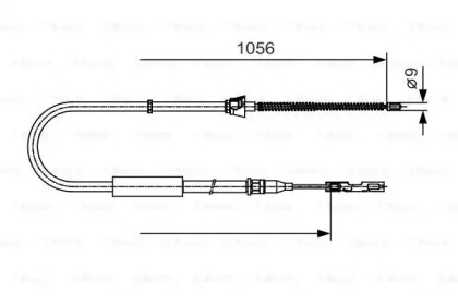 Трос BOSCH 1 987 482 125