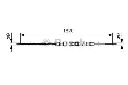 Трос BOSCH 1 987 482 129