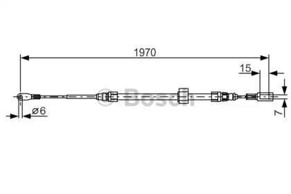 Трос BOSCH 1 987 482 131