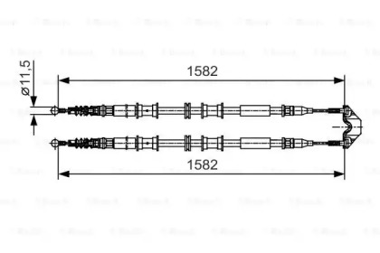 Трос BOSCH 1 987 482 138