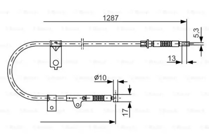 Трос BOSCH 1 987 482 150