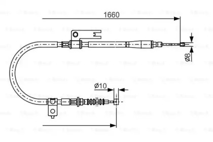 Трос BOSCH 1 987 482 153