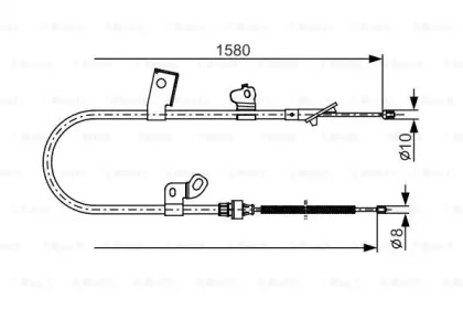 Трос BOSCH 1 987 482 155