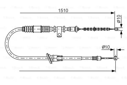 Трос BOSCH 1 987 482 163