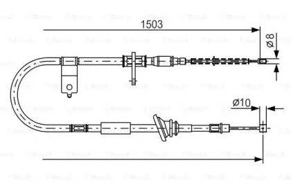 Трос BOSCH 1 987 482 164