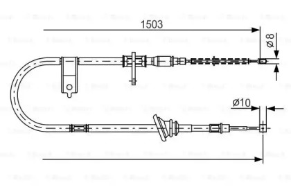 Трос BOSCH 1 987 482 165