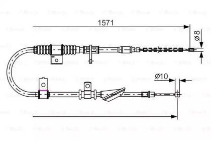 Трос BOSCH 1 987 482 169