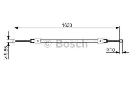 Трос BOSCH 1 987 482 187