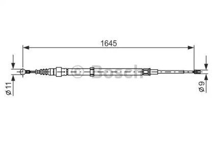 Трос BOSCH 1 987 482 191