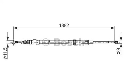 Трос BOSCH 1 987 482 193