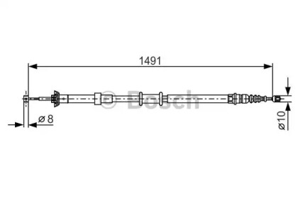 Трос BOSCH 1 987 482 202