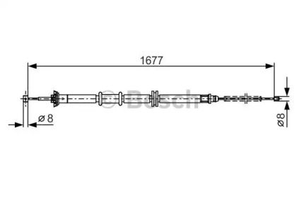 Трос BOSCH 1 987 482 208