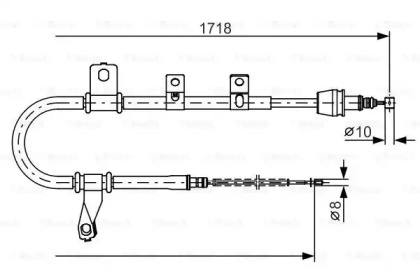 Трос BOSCH 1 987 482 209