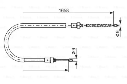 Трос BOSCH 1 987 482 234