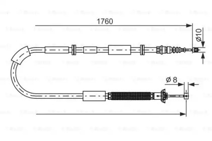 Трос BOSCH 1 987 482 239