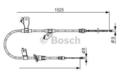 Трос BOSCH 1 987 482 247