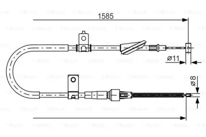 Трос BOSCH 1 987 482 257