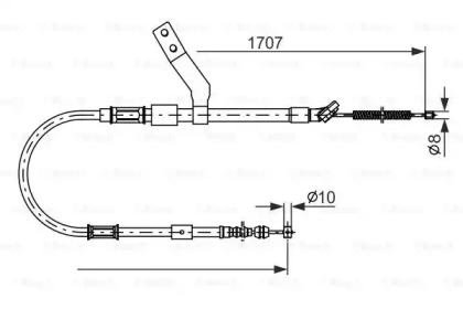 Трос BOSCH 1 987 482 260