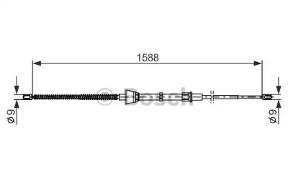 Трос BOSCH 1 987 482 266