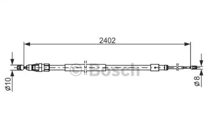 Трос BOSCH 1 987 482 276