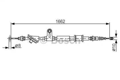 Трос BOSCH 1 987 482 285