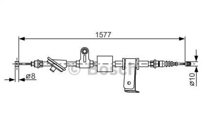 Трос BOSCH 1 987 482 286