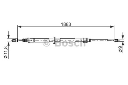 Трос BOSCH 1 987 482 302