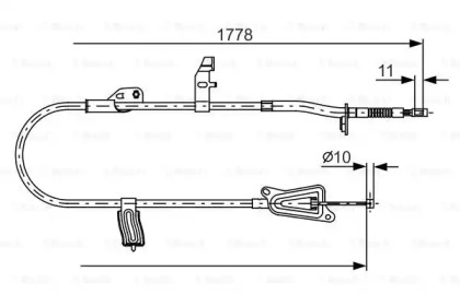 Трос BOSCH 1 987 482 305