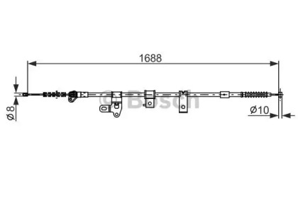 Трос BOSCH 1 987 482 306