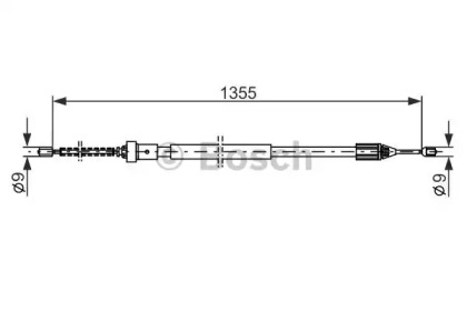 Трос BOSCH 1 987 482 309