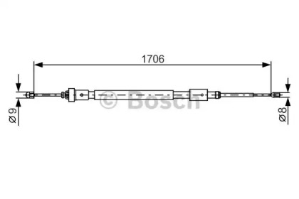 Трос BOSCH 1 987 482 316