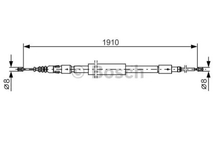 Трос BOSCH 1 987 482 318