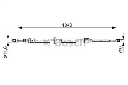 Трос BOSCH 1 987 482 325