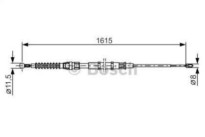 Трос BOSCH 1 987 482 328