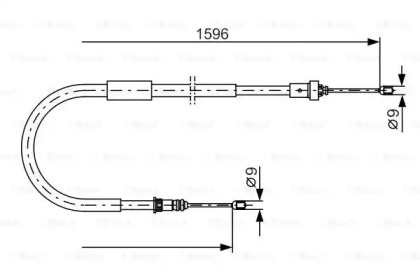 Трос BOSCH 1 987 482 334