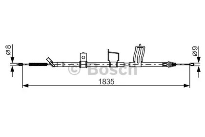 Трос BOSCH 1 987 482 341