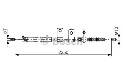 Трос BOSCH 1 987 482 343