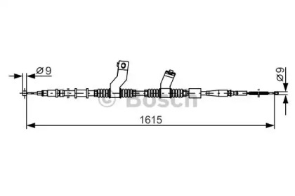 Трос BOSCH 1 987 482 353