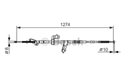 Трос BOSCH 1 987 482 366