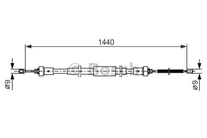 Трос BOSCH 1 987 482 383