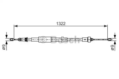 Трос BOSCH 1 987 482 385