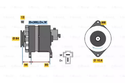 Генератор BOSCH 9 120 334 634